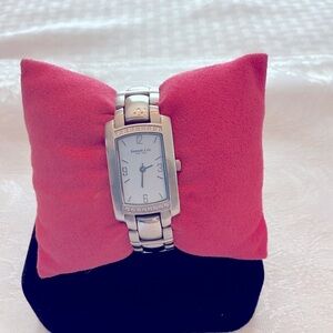 Kenneth Cole Silver Rectangular Watch